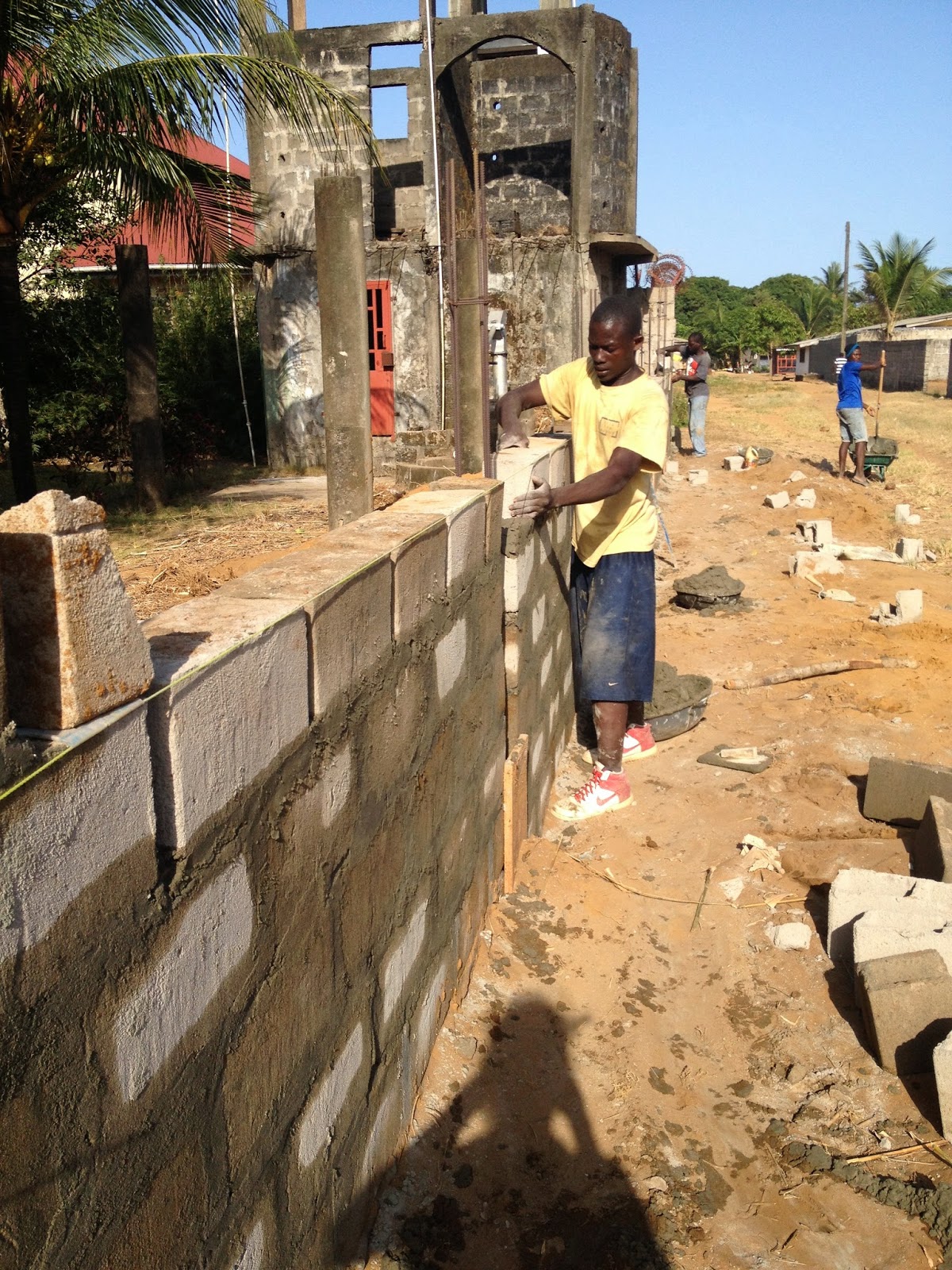 Love in Liberia: Today's Construction Update