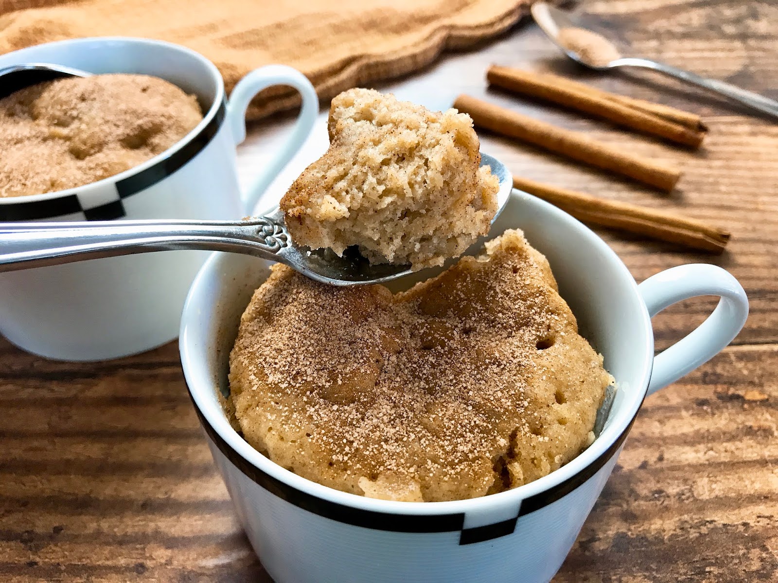 Apple Cinnamon Coffee (Mug) Cake