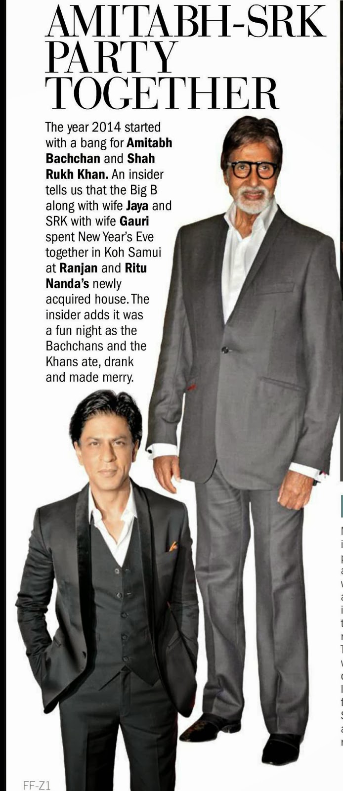 Team Shah Rukh Khan: Magazine Scans : SRK on Filmfare Magazine February