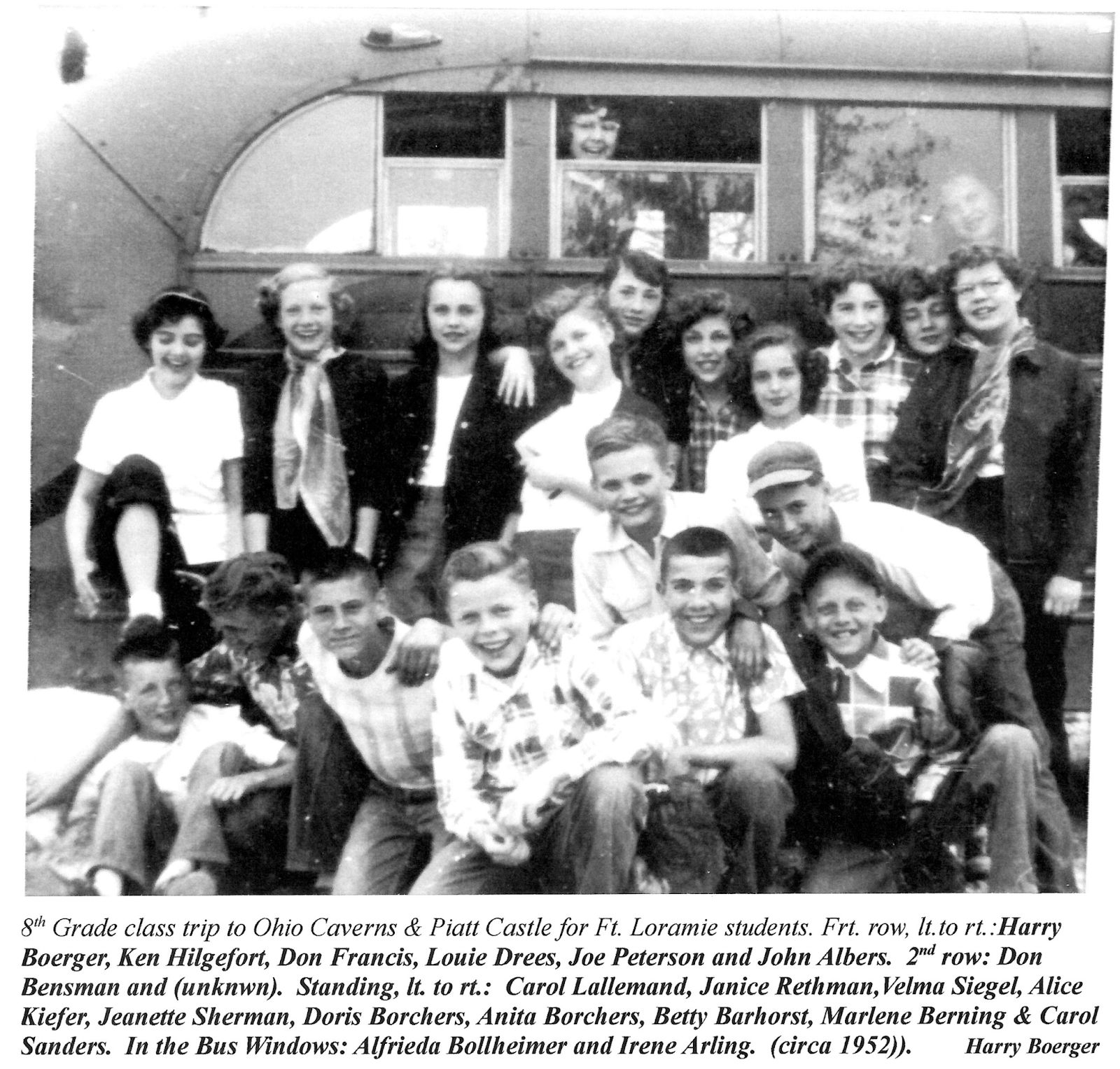 Boerger Pictorial History Ft. Loramie Ohio Caverns Trip