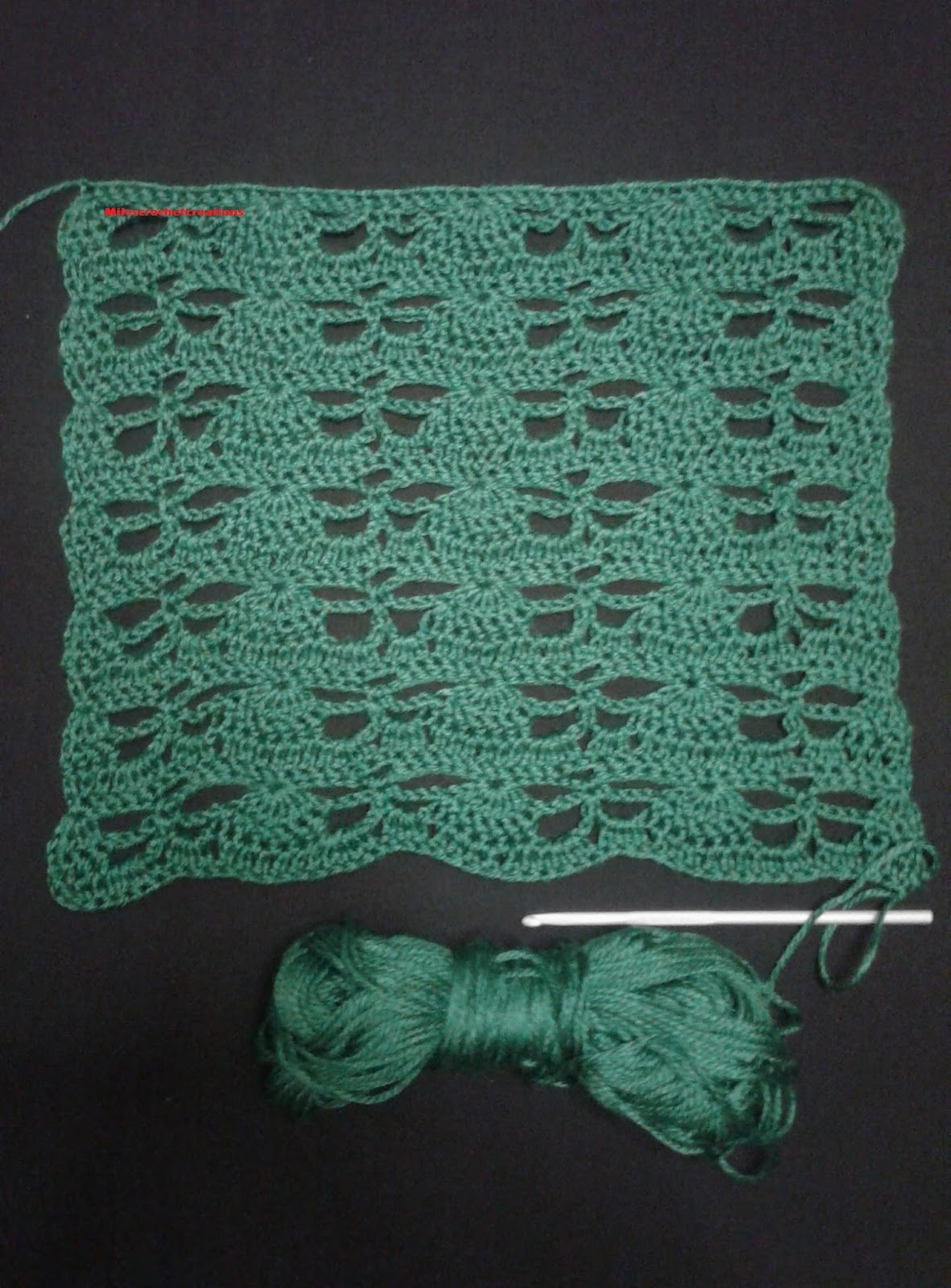Miles Crochet Creation How to Crochet Butterfly stitch