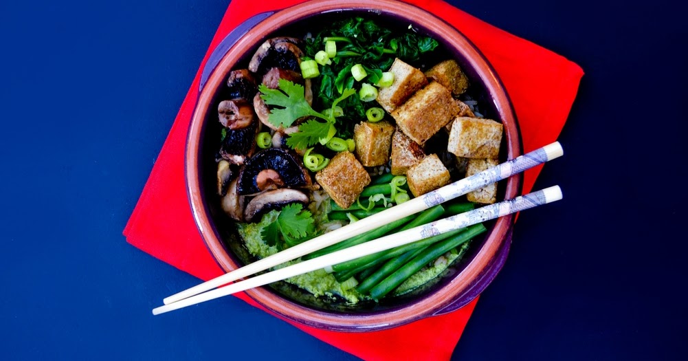 20 Minute Thai Green Tofu Bowl
