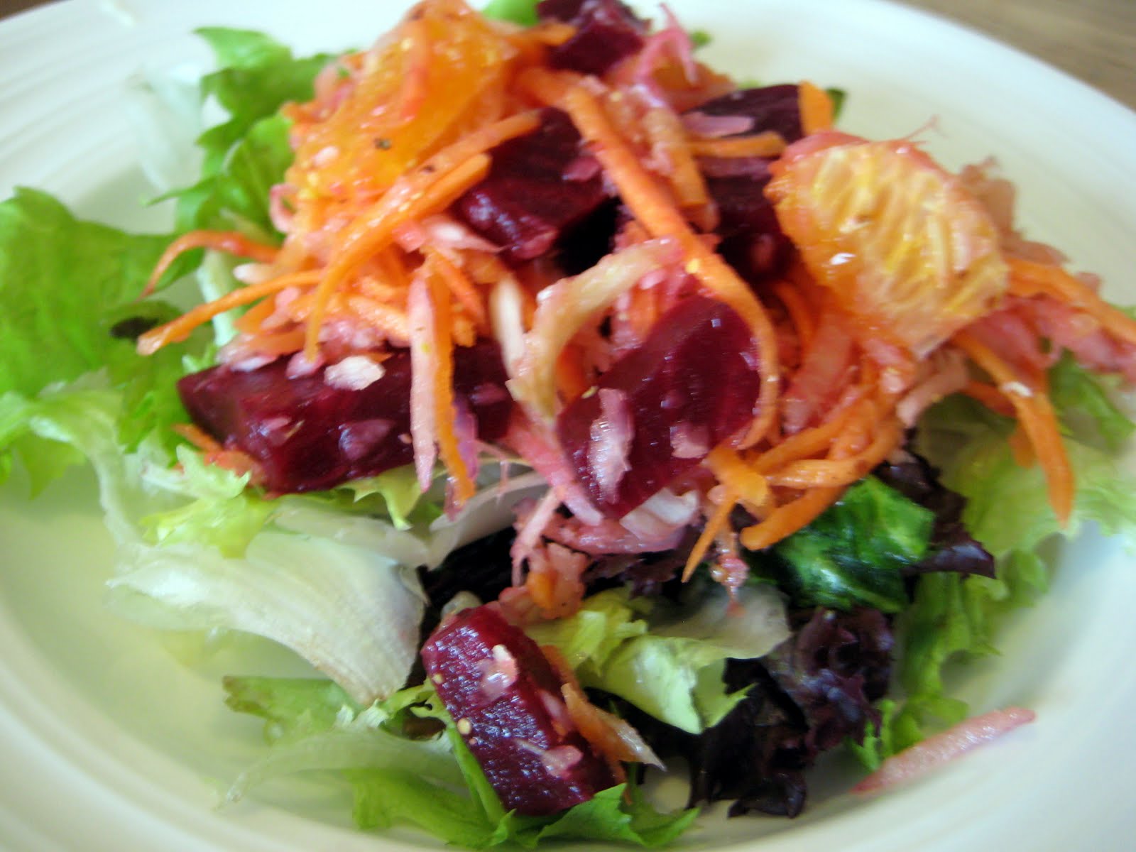 Serena's Medium Rare Zesty Pink Summer Salad