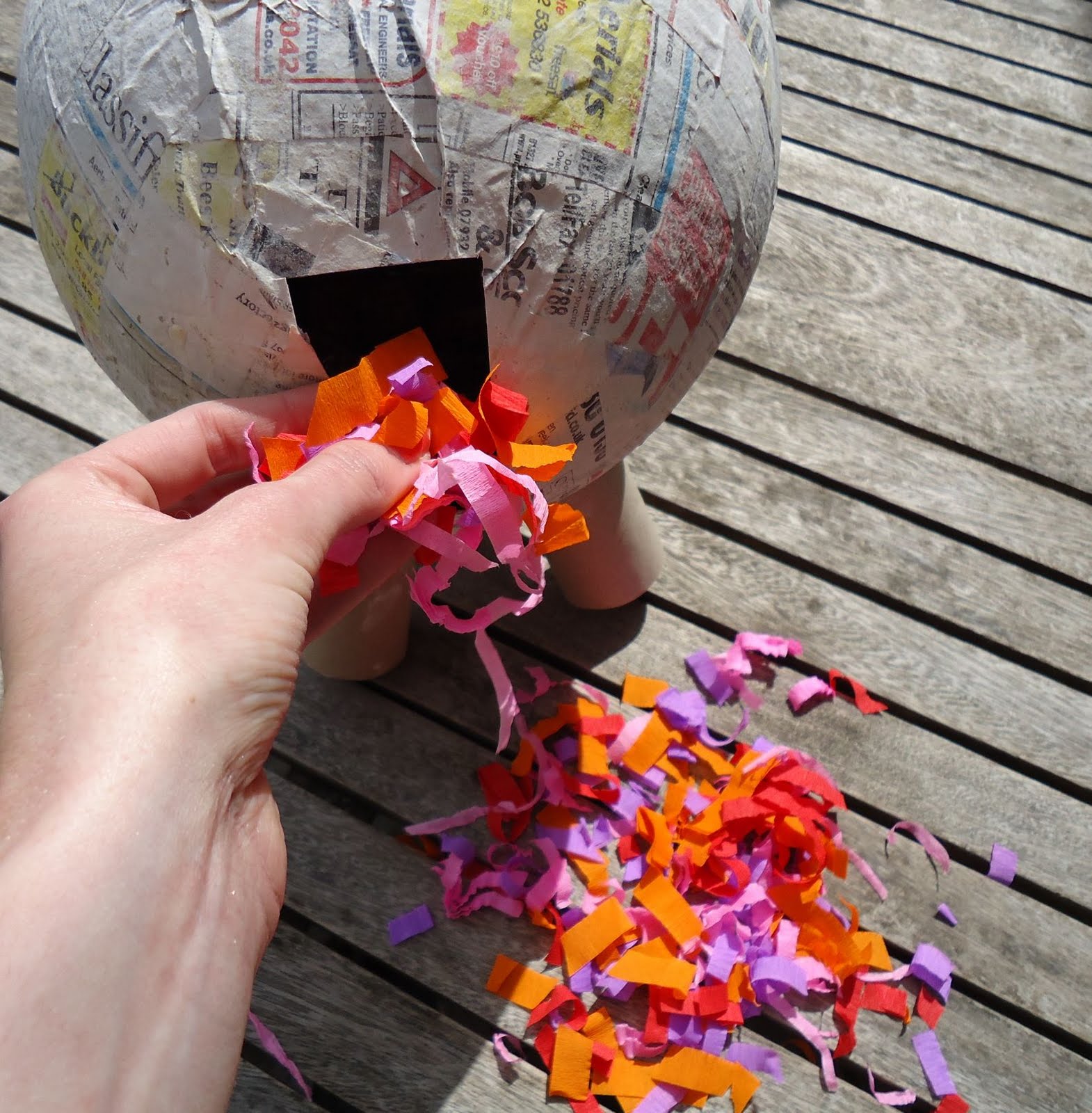 How to make a Piñata - Charlotte Hupfield Ceramics