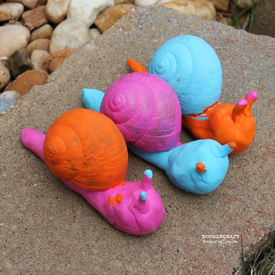 Colorful Garden Snails