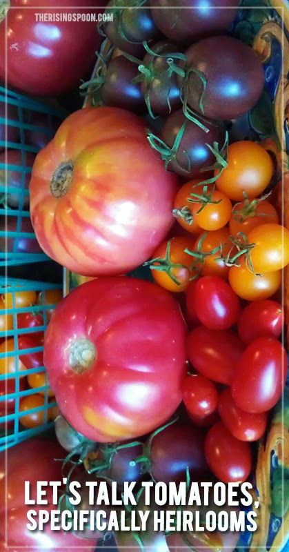 Let's Talk Tomatoes, Specifically Heirlooms a.k.a. Why Regular Tomatoes Suck | therisingspoon.com