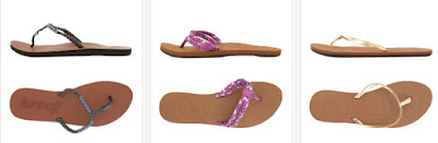 Chanclas con tira de cuero Chanclas con tira de cuero