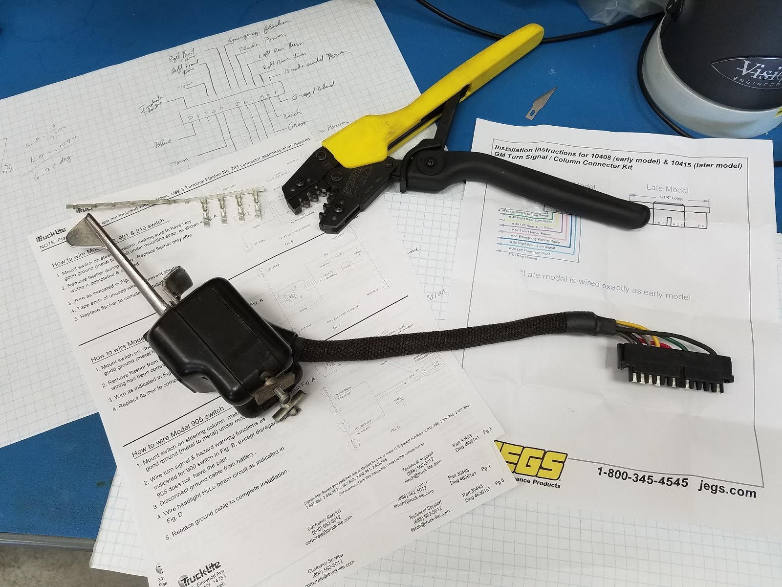 Signal Stat Wiring Diagram Signal Stat 900 Turn Signal Switch Wiring