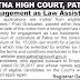 Post of Law Assistant at Patna High Court - last date 03/01/2019