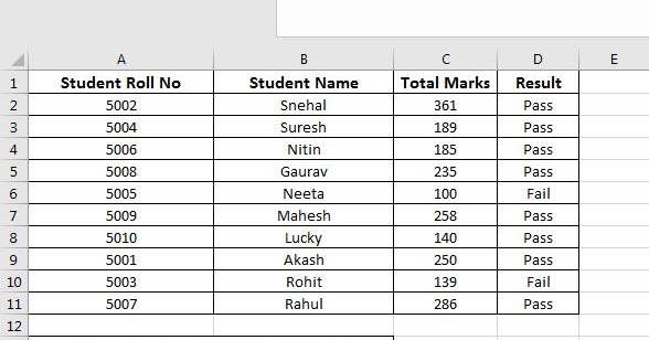 Free advanced excel course online pass or fail formula in excel how 