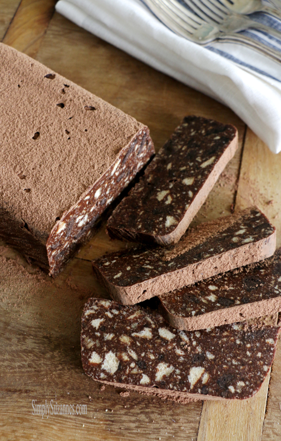 Simply Suzanne's AT HOME chocolate fridge cake