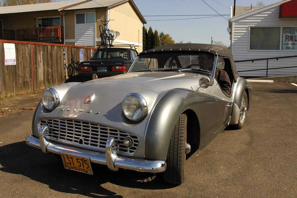 Old Parked Cars 1959 Triumph Tr3a