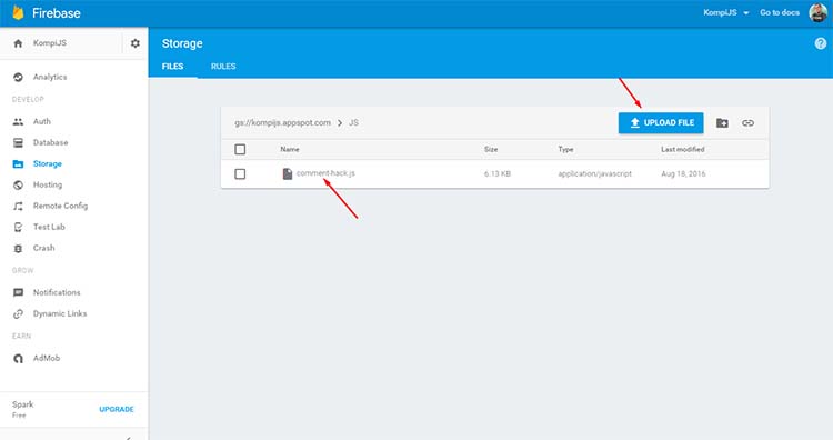 upload file upload file