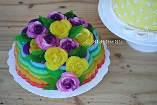 Jelly Cake Pelangi - Nurul ~ Blog Kakwan