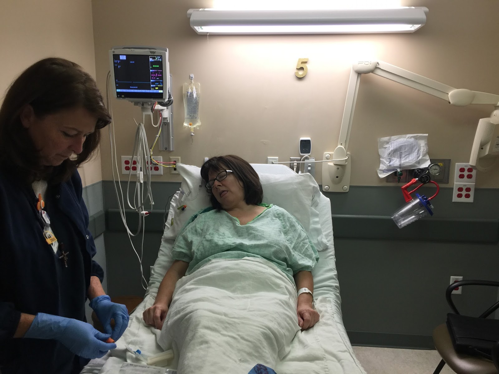 Kelly's Kwips Port install and first day of chemo