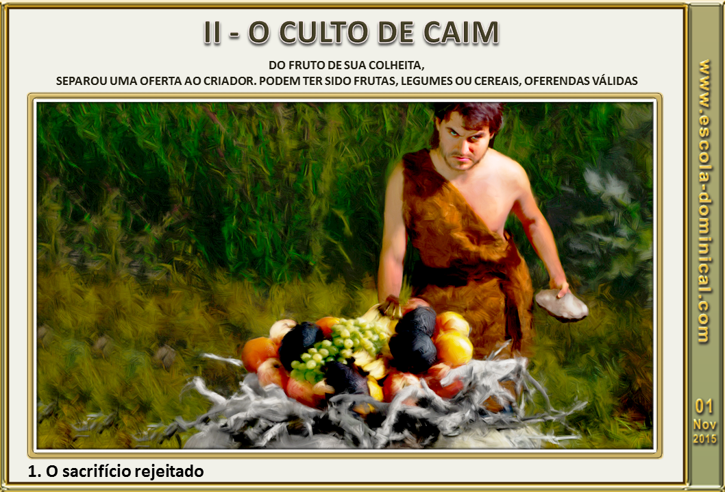 Escola Bíblica Dominical LIÇÃO 05 CAIM ERA DO MALIGNO / SLIDES DA LIÇÃO / REVISTA DA CLASSE