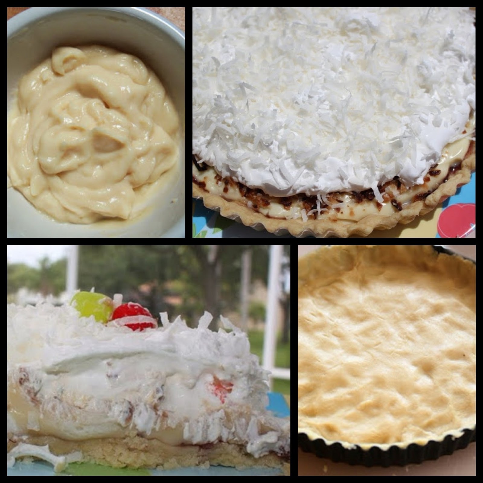 Raspberry Coconut Cream Tart What's Cookin' Italian Style Cuisine