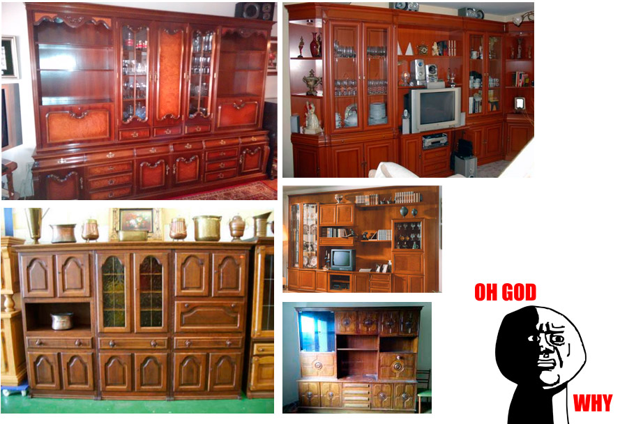 Cómo decorar un mueble de salón antiguo (para que deje de ser ...