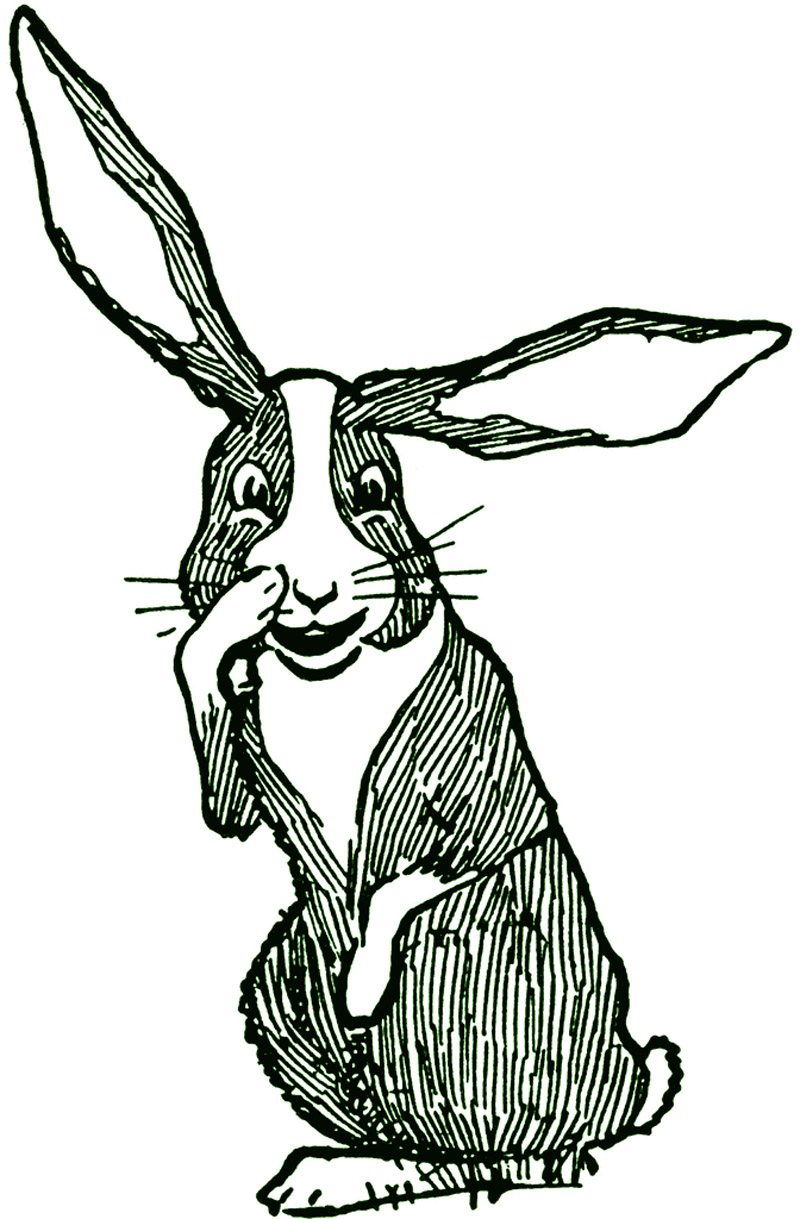vintage rabbit clip art - photo #25