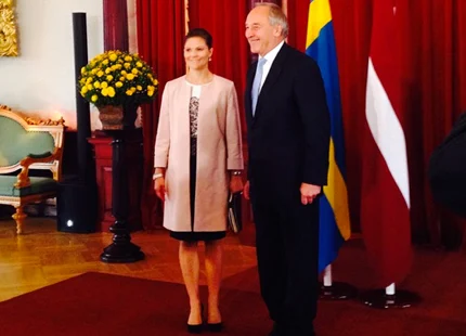 President of Latvia Andris Berzins said that he sees Sweden as a good partner in finding new export markets in the future.