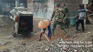 Disaat Puasa, TNI AD Tetap Semangat Karya Bakti di Teluk Nilap Kubu Disaat Puasa, TNI AD Tetap Semangat Karya Bakti di Teluk Nilap Kubu