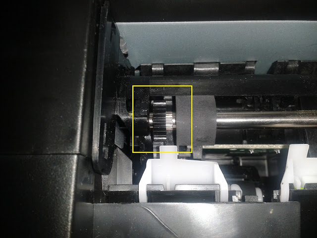 Parte de impresoras HP multifunción que se daña con frecuencia.