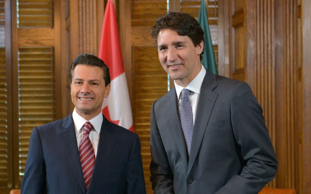 Trudeau hosts Obama and Pena Nieto amid Brexit drama