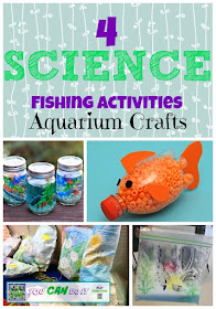Aquarium Activities Fishing Crafts for Science Lesson Homeschool