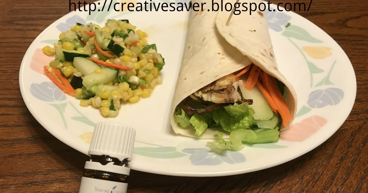 30 day challenge Tilapia Tacos with Lemon and Corn Salad