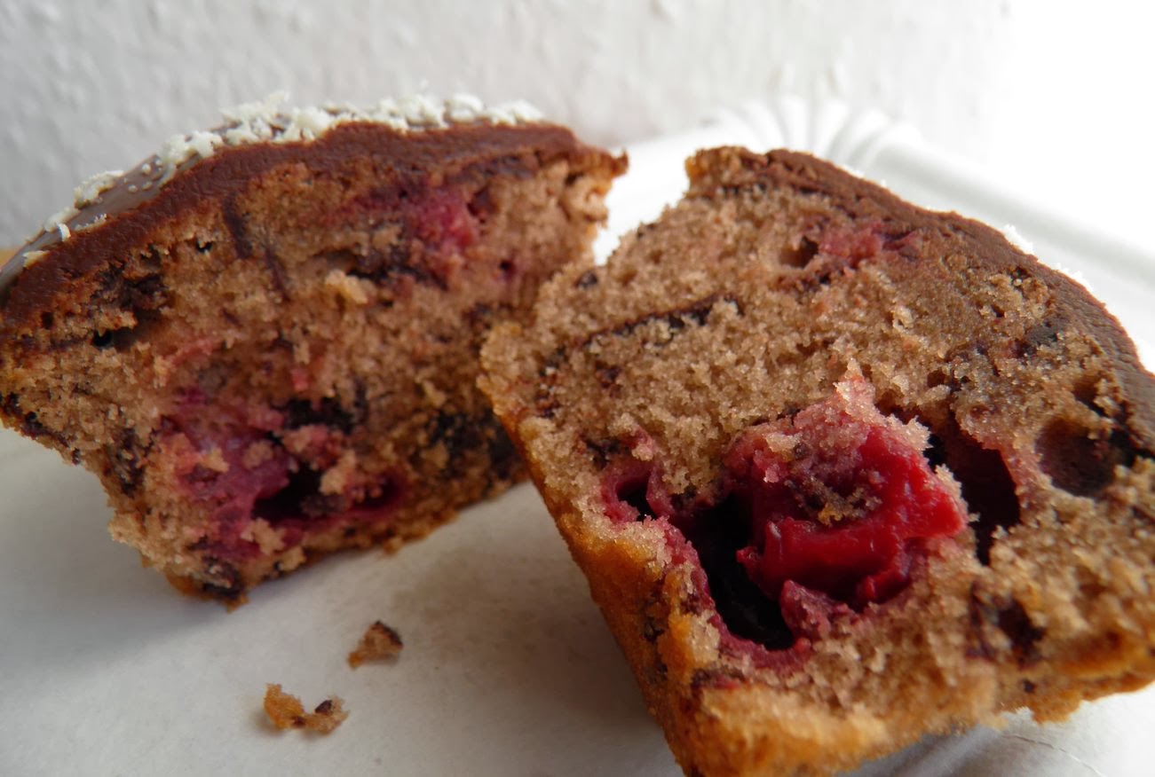 LisaCuisine: Rotwein-Kirsch-Muffins
