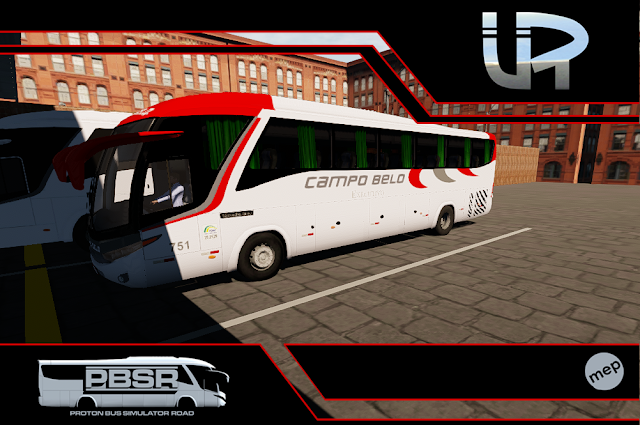 G7 1200 Viação Campo Belo Skin Proton Bus Simulator Road - G7 1200 MB O-500 RS Viação Itapemirim