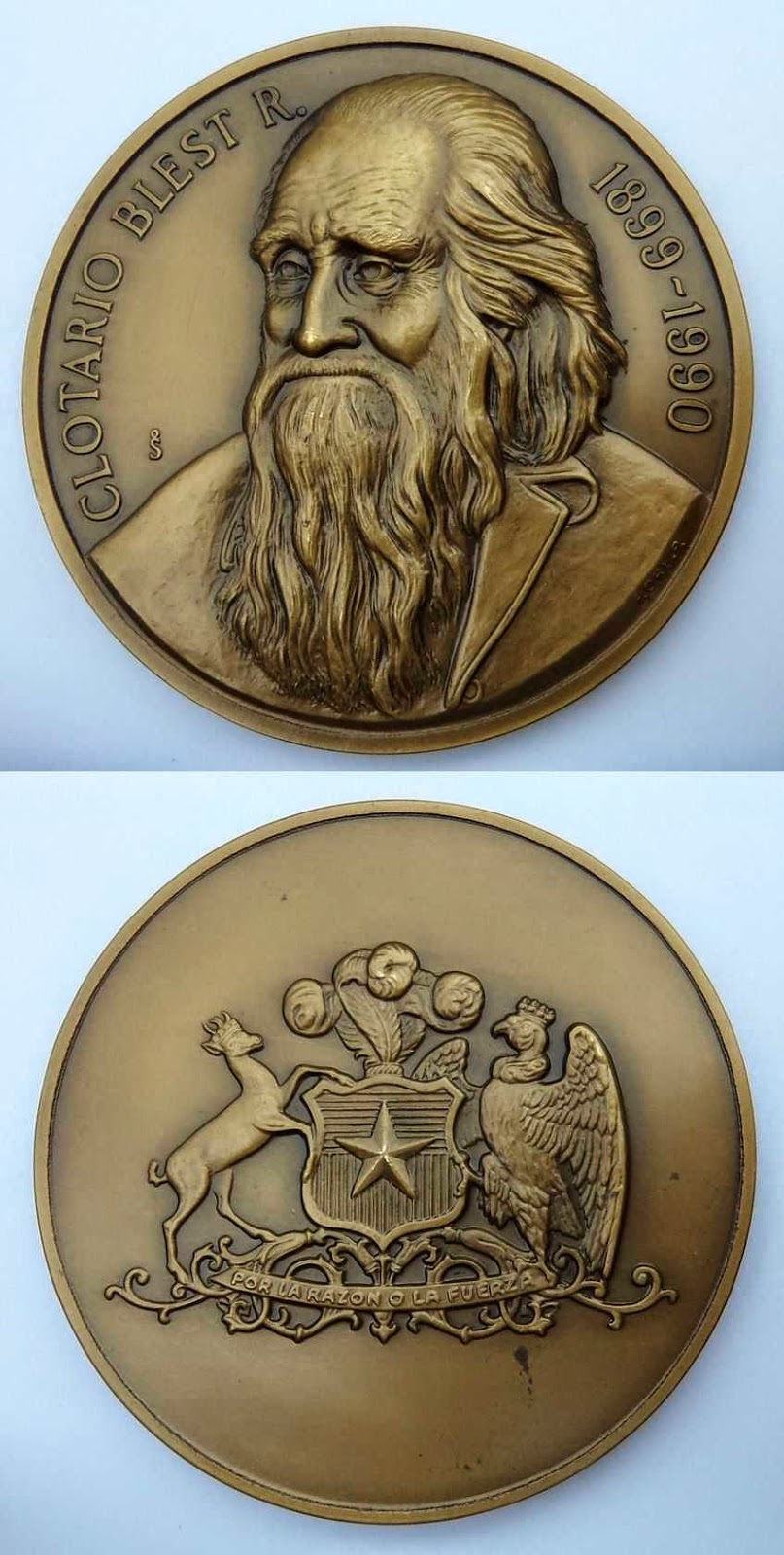 Clotario Blest Medallas Chile