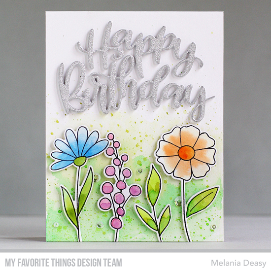 Handmade card by Melania Deasy featuring products from My Favorite Things #mftstamps