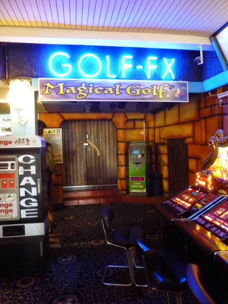 Indoor crazy golf course at Manning's Amusements in Felixstowe