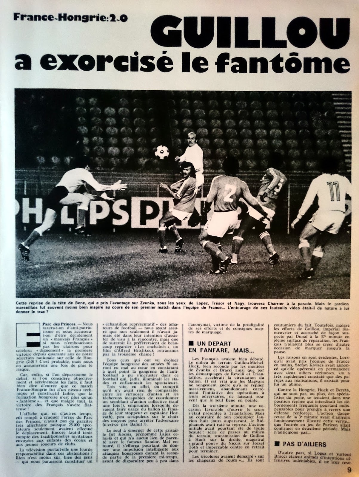 THE VINTAGE FOOTBALL CLUB FRANCEHongrie 1975.