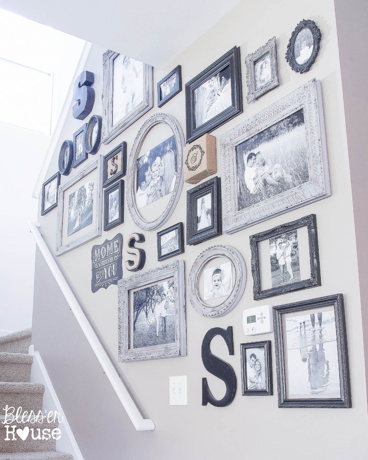 Gallery Wall-Bless'er House-How I Found My Style Sundays- From My Front Porch To Yours