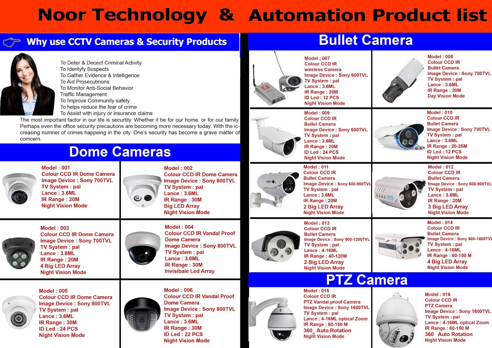 CCTV PTZ Camera Price in Bangladesh Noor Technology & Automation