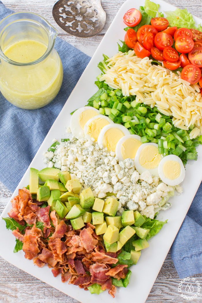 EASY ORZO COBB SALAD | Cooking on the Front Burner