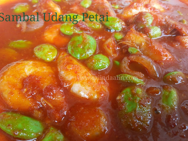 RESEPI MUDAH SAMBAL UDANG PETAI RESEPI MUDAH SAMBAL UDANG PETAI