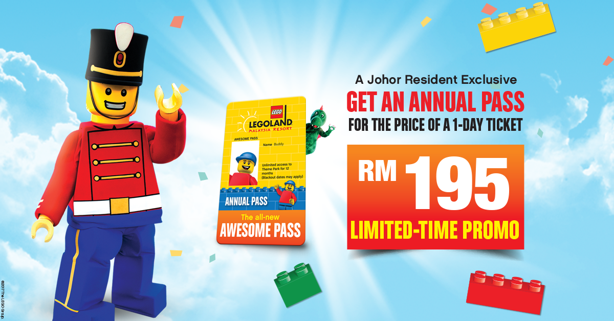 Legoland Get an Annual Pass for the Price of a 1day Ticket for Johor