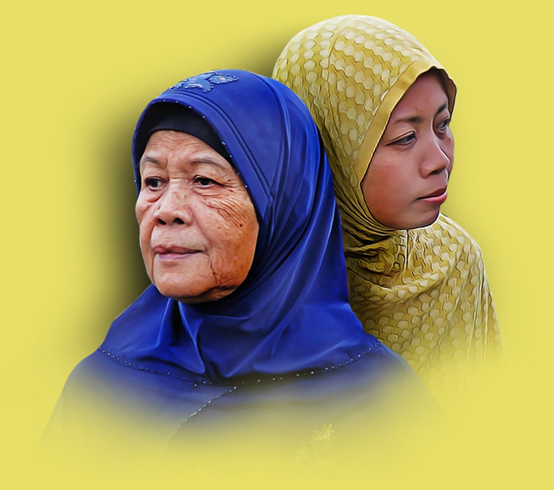 me and mom