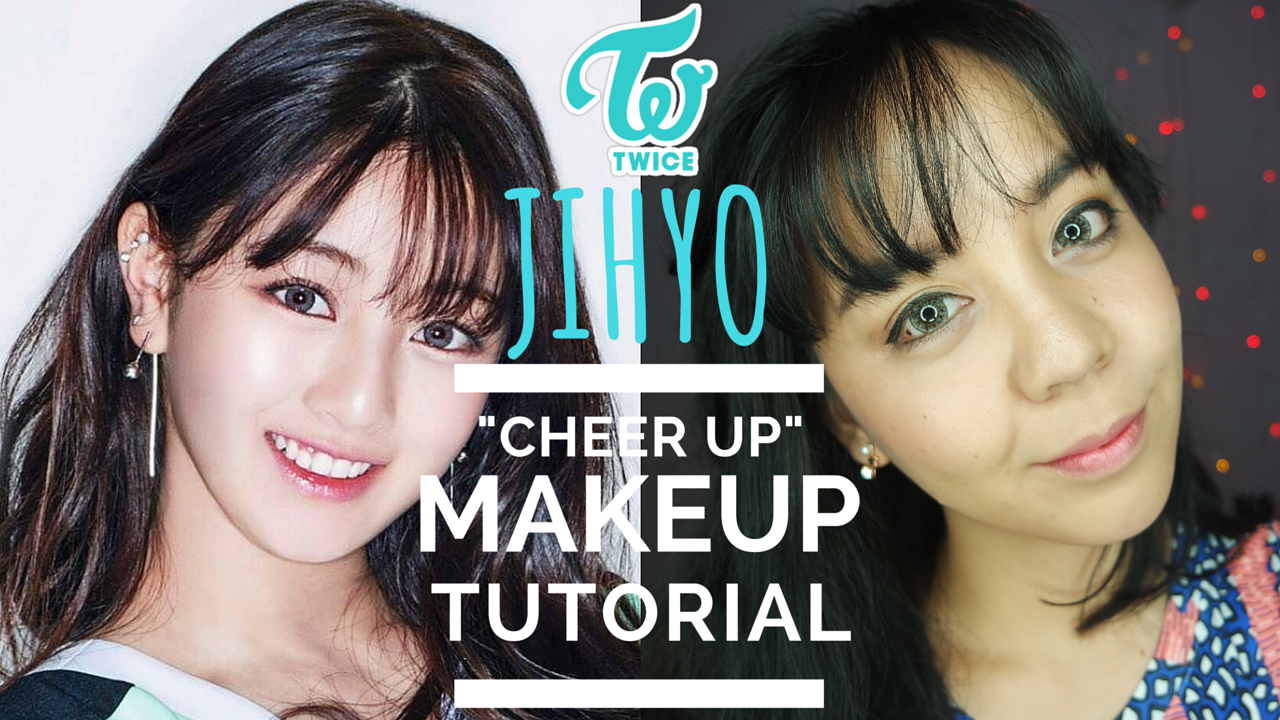 Twice jihyo "Cheer up" makeup tutorial.