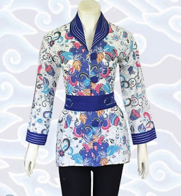 Contoh Model Baju Batik Atasan wanita Contoh Model Baju Batik Atasan wanita