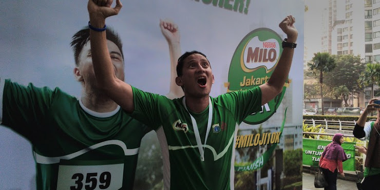 Ikut Lomba Lari 10K, Sandiaga: Ini Harus Jadi Gaya Hidup