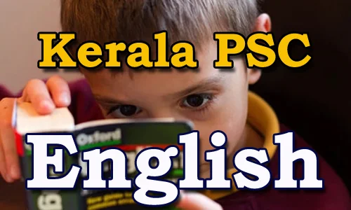 Expected Question and Answers Kerala PSC - English 1