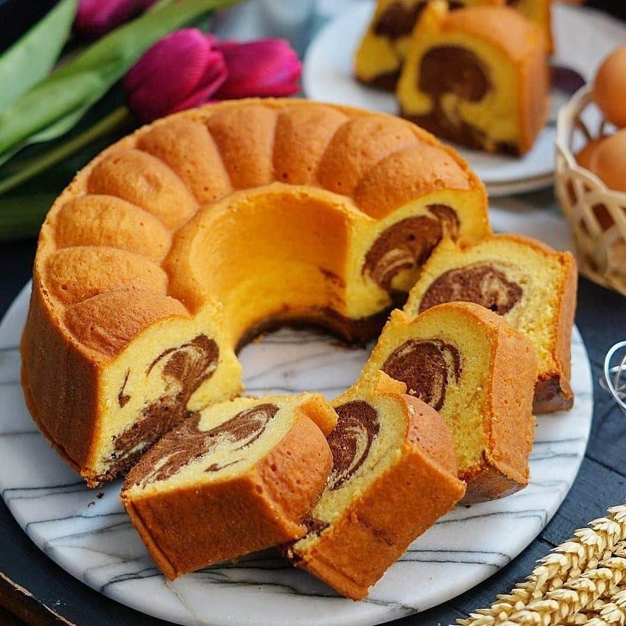 Resep Marmer Cake Resep Marmer Cake