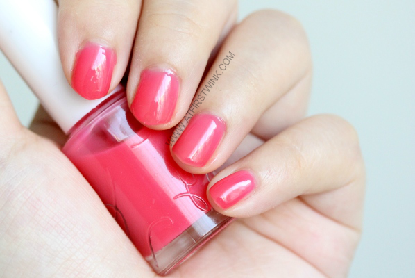 Etude House nail polish PK001 - Cherry Blossom syrup from far