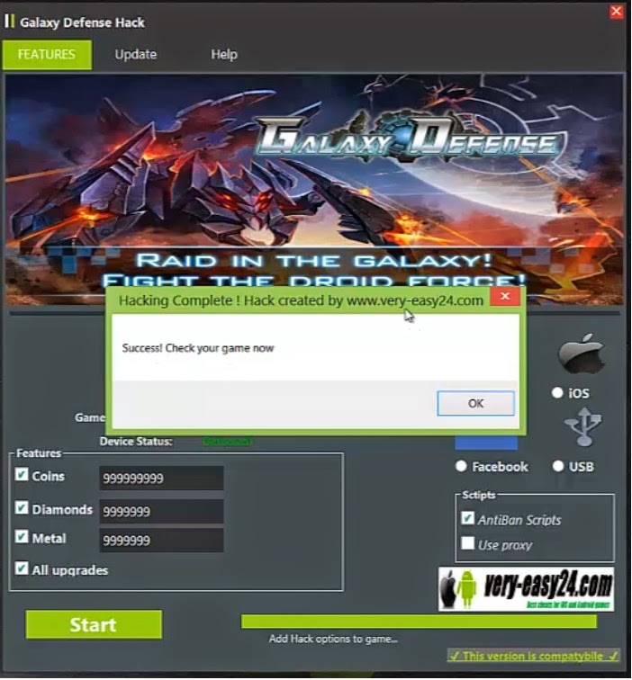 battle for the galaxy cheats tool download