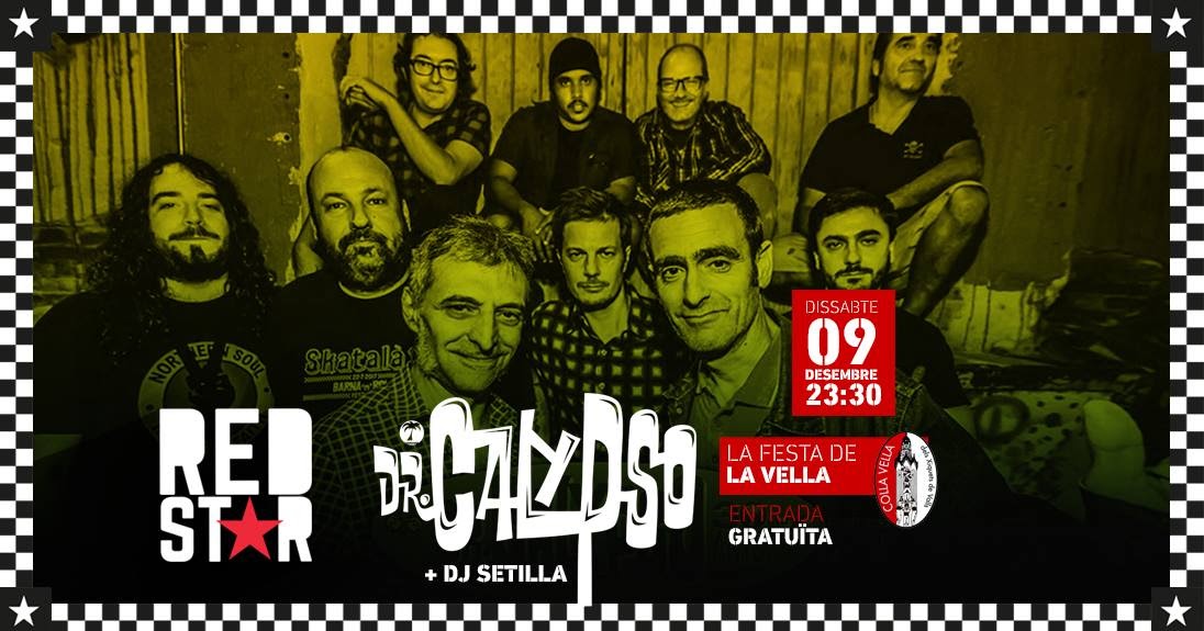 DR.CALYPSO EN LA RED STAR DE TARRAGONA rock de aqui magazine