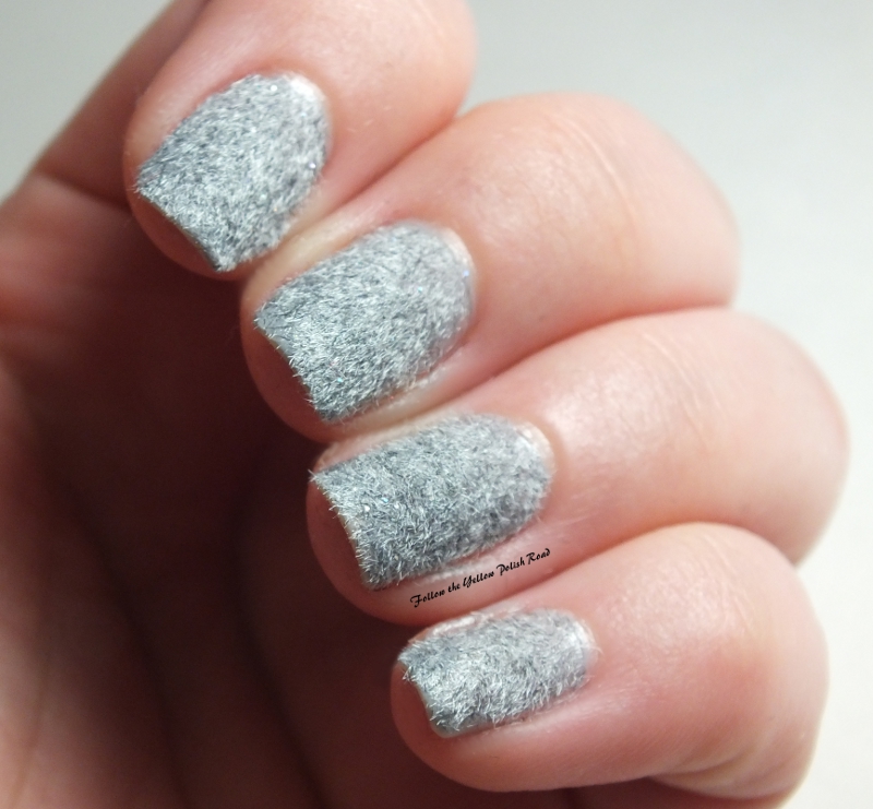 Follow the Yellow Polish Road Flocking Powder Nails